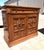 Mid 20th Century Vintage Carved Wooden Bar Cabinet With Drop-Leaf Extensions. For Sale - Image 5 of 12