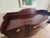Antique 1920s Federal Revival Flame Mahogany Serpentine Sideboard An elegant and exceptionally well-crafted early 20th-...
