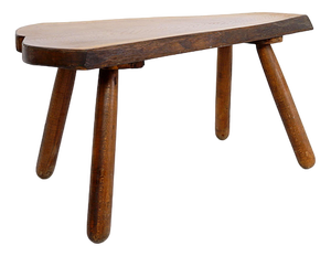 Vintage Brutalist Coffee Table in Wood, 1960s