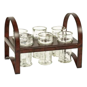 Biasca 6 Shot Tequila Serving Set, 7 Pieces