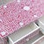 Arts & Crafts Arabesque Pink Mother of Pearl Inlay Four Drawer Chest by House of Jaipur For Sale - Image 3 of 8