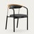 Contemporary Chairman Chair in Oak with Upholstery in Black by Henrik Tengler for One Collection For Sale - Image 3 of 16