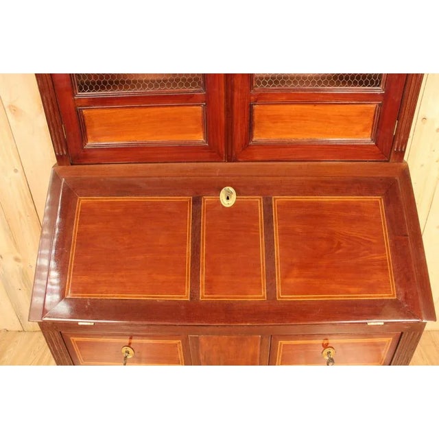 Brown 18th Century Scriban Library in Mahogany For Sale - Image 8 of 13