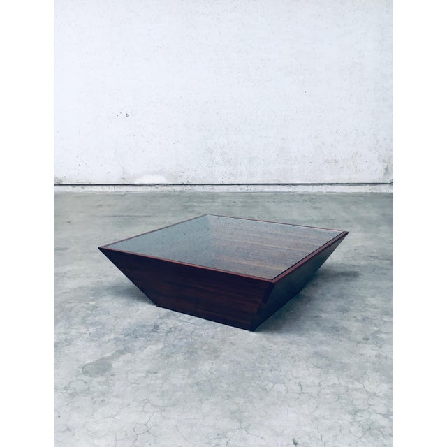 Postmodern Reverse Pyramid Coffee Table, 1980s For Sale - Image 18 of 18