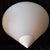 Vintage Ceiling Lamp with White Metal Mounting and White Opal Glass Shade, 1990s For Sale - Image 4 of 7