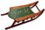 Outstanding Antique American Victorian Childs Snow Sled With Beautiful Original Hand Painted Features - Circa 1870s For Sale - Image 16 of 18