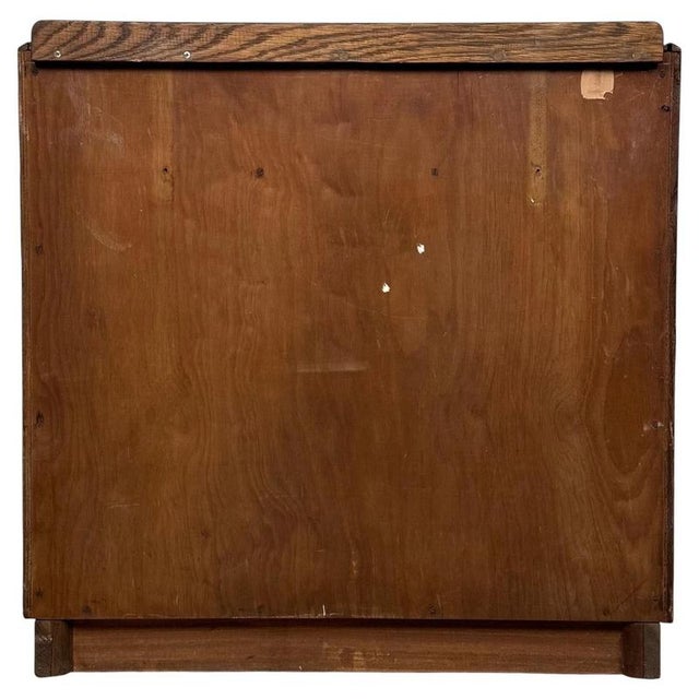Gold Antique Golden Oak Bedroom Chest of Drawers For Sale - Image 8 of 12