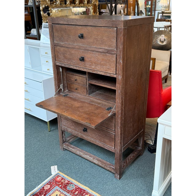 Design Plus Gallery presents the Carter Secretary Desk from Crate & Barrel. A rare and highly functional home office piece...