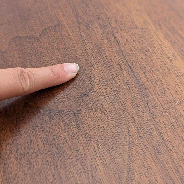 1970s Round Walnut Cabinet End Table With Storage For Sale In Los Angeles - Image 6 of 10