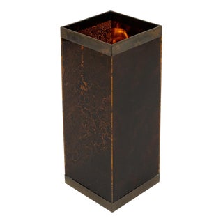 Umbrella Stand in Tortoiseshell Acrylic and Brass from Christian Dior, 1970s For Sale