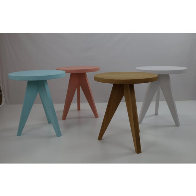 Not Yet Made - Made To Order Lollipop Side Table in Light Blue by Dejan Stanojevic for ASTALfurniture For Sale - Image 5 of 6