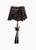 Drawers lamp designed by dali manufactured by bd. Carved structure in black varnished limewood. Lampshade in black linen....