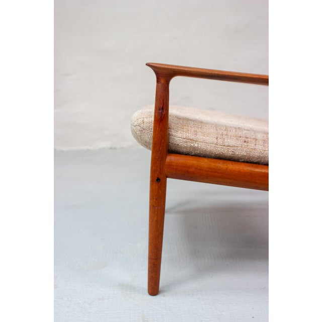 Mid-Century Modern Vintage Danish Teak Easy Chair by Svend Aage Eriksen for Glostrup, 1960s For Sale - Image 3 of 18