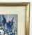 1980s Framed Print “Larkspur, Peonies, and Canterbury Bells” by Laura Hills For Sale - Image 5 of 11