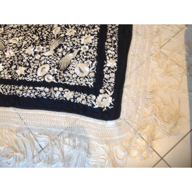 Handmade Embroidered Tablecloth, 1970s For Sale - Image 10 of 18