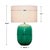 Textile Hollis Teal Table Lamp For Sale - Image 7 of 7