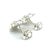 Traditional 1990s Pair of John Hardy Estate Men Cufflinks Sterling Silver For Sale - Image 3 of 11
