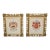Vintage Pair Framed Prints Coat of Arm Ornate Gold Gilt For Sale