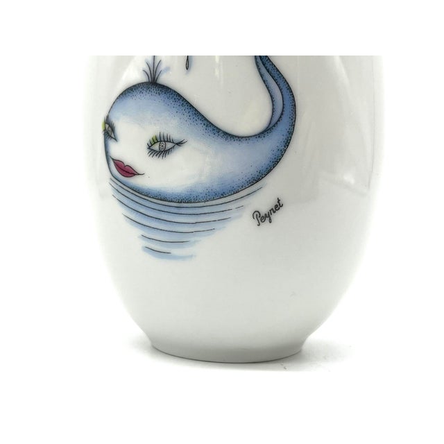 Ceramic Vintage Porcelain Vase by Raymond Peynet for Rosenthal, 1950s For Sale - Image 7 of 12