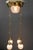 Metal Art Deco Chandelier with Cut Glass Shades, Vienna, 1920s For Sale - Image 7 of 18