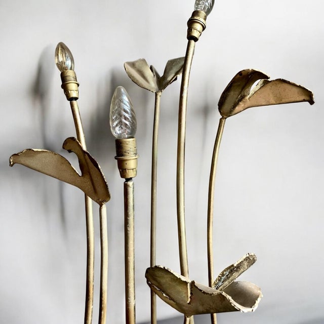 Late 20th Century Art Nouveau Sculptural Floor Lamp, France For Sale - Image 4 of 14