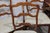 French Provincial Set of 6 Vintage Cherry French Provincial Ladder Back Dining Chairs, 37” H For Sale - Image 3 of 18