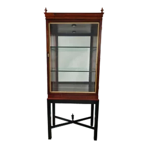Vintage Mahogany Display Vitrine Cabinet
