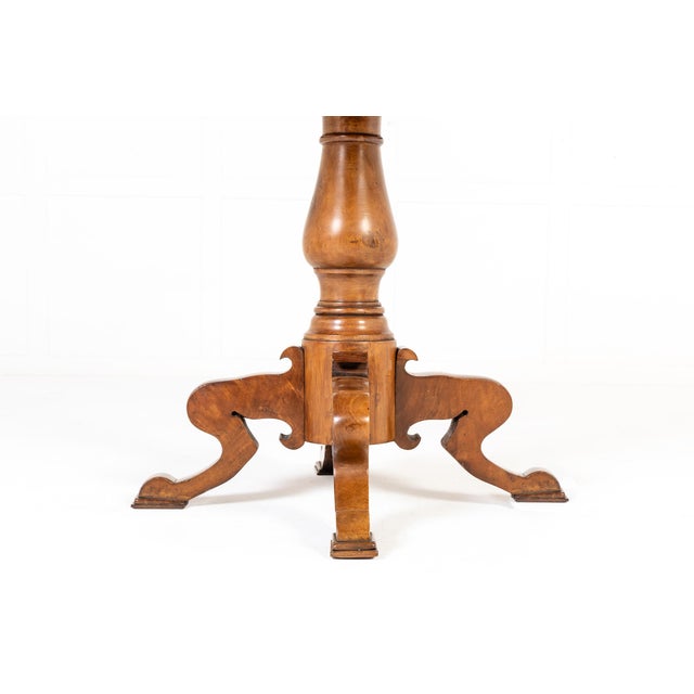 Antique Italian Specimen Centre Table in Walnut with Marble Top, 1800s For Sale - Image 5 of 12