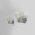Italian Art Deco wall lamps in glass and metal, 1930s Pair of wall lamps with conical glass diffusers. The frame is metal,...