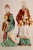 Mid 20th Century Vintage Italian Ceramic Sculptures Chinoiserie Glazed Terracotta Figures - A Pair For Sale - Image 5 of 15
