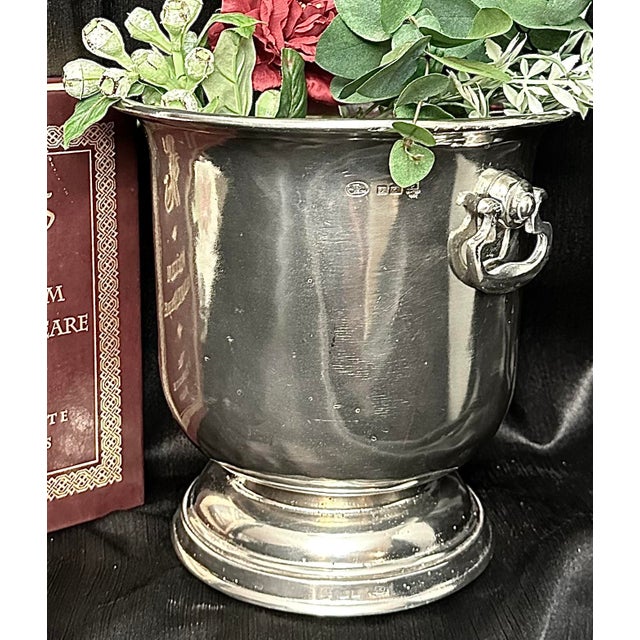 Vintage Pewter Champagne Bucket Valpeltro Artale of Italy Chairish