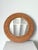 Mid-Century Modern Wicker Wall Mirror in Circular Frame, France, 1960 For Sale - Image 3 of 10