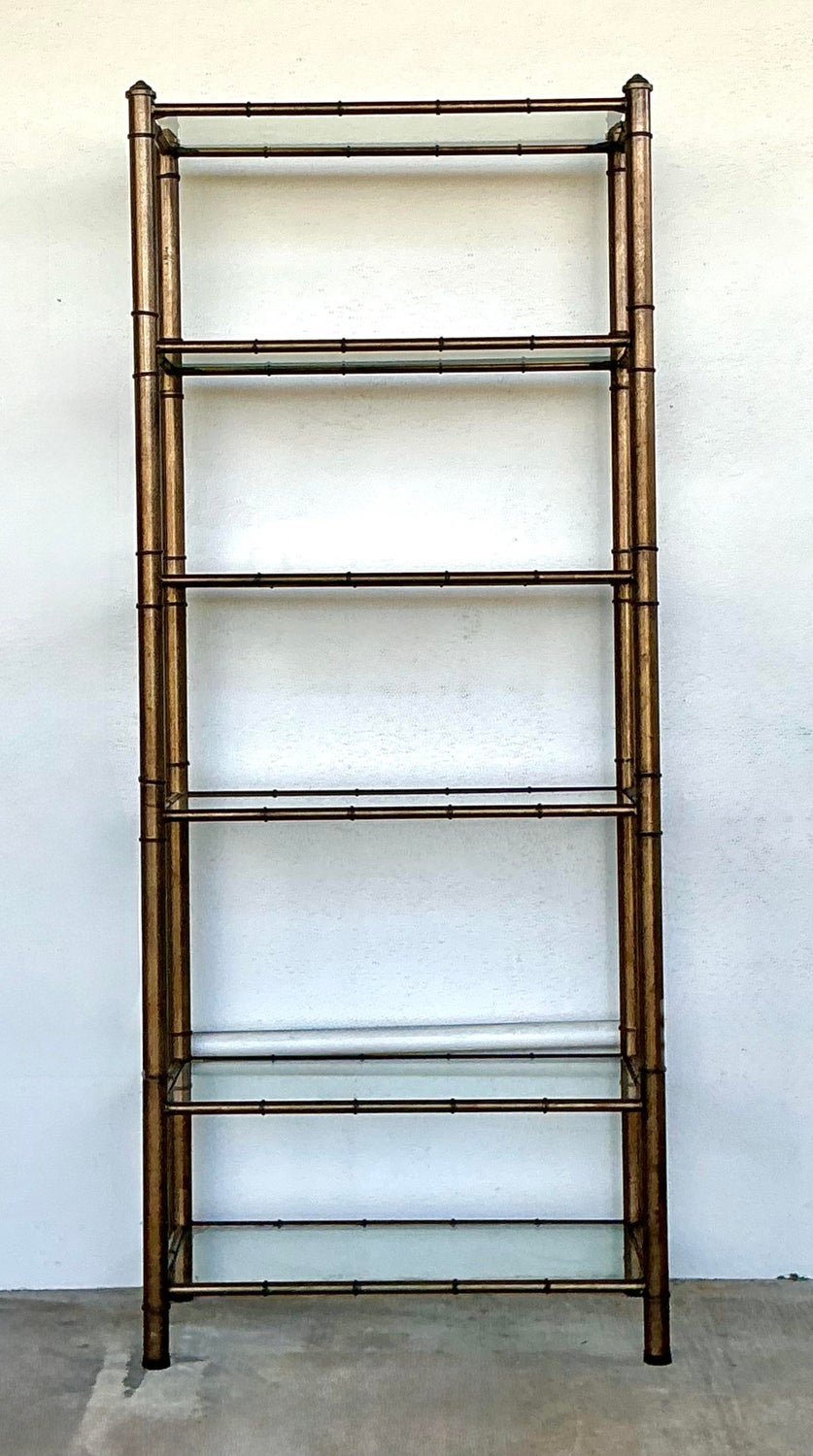 Vintage Burnished Brass Etagere — additional photo 5