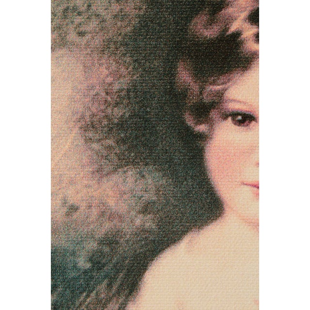 Portrait of Girl with Bunny, Vintage Art Print by Gallery Graphics For Sale - Image 10 of 13