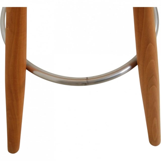 CH58 Bar Stool in Cognac Leather by Hans Wegner For Sale - Image 10 of 14