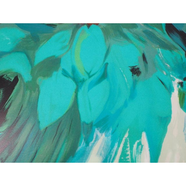 Claude Hemeret, Florals, Lithograph For Sale - Image 5 of 6