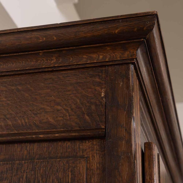 1940s French Carved Wood Cabinet by Charles Dudouyt, Attributed For Sale - Image 12 of 17