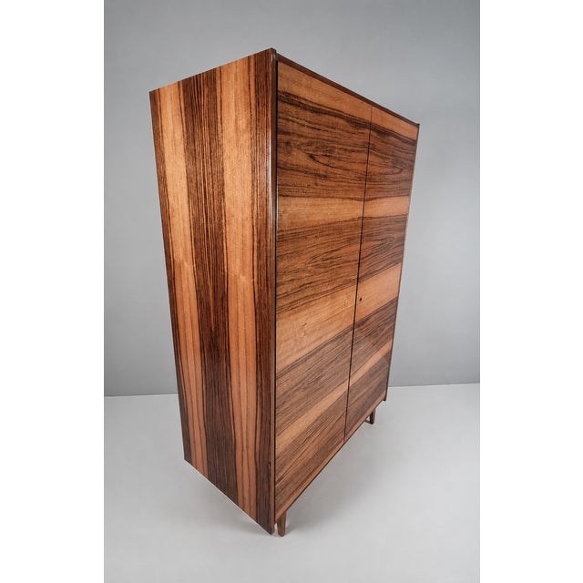 Vintage Wardrobe in Walnut, 1970s For Sale - Image 12 of 13