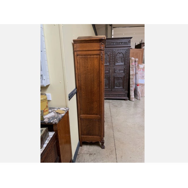 1950s Antique Louis XV Display Cabinet/Bookcase, 1950 For Sale - Image 5 of 10
