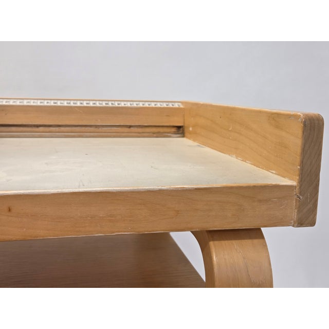 Cream Child Measuring Table by Aino Aalto for Artek, 1950s For Sale - Image 8 of 15