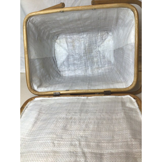 Vintage Woven Basket For Sale - Image 9 of 12