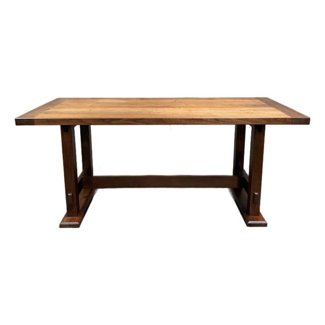 Uhuru Design High-Top Table in Walnut — Commissioned for George Clooney, 2010, Brooklyn Ny For Sale