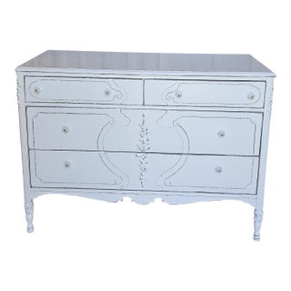 Vintage Dresser, Paris Apartment Style, White Romantic Style For Sale