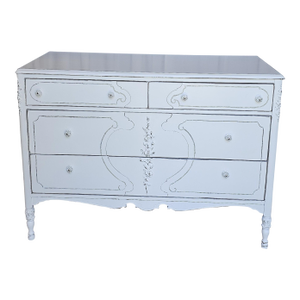 Vintage Dresser, Paris Apartment Style, White Romantic Style