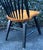 Black Rustic Farmhouse Two Tone Windsor Chairs - Set of Four For Sale - Image 8 of 8