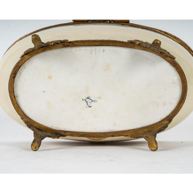 Ceramic Enamelled and Gilded Box from Sèvres For Sale - Image 7 of 8