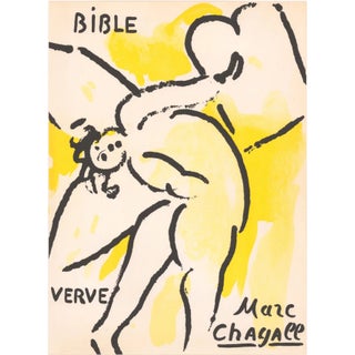 1956 Bible Verve Chagall Original Lithograph Genesis For Sale