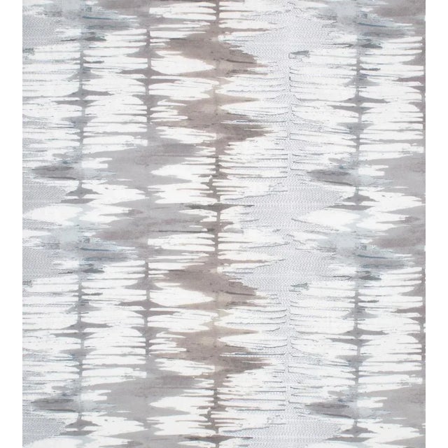 Traditional The House of Scalamandré River Delta Fabric, Silverpoint For Sale - Image 3 of 3