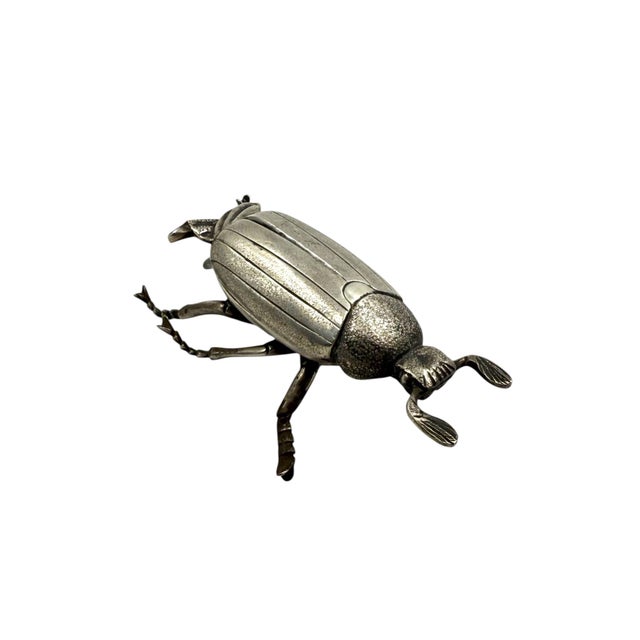 1950s Silver Insect Shaped Ashtray, France, 1950s For Sale - Image 5 of 14