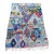 Multicolor Diamond Handwoven Wool Moroccan Boujaad Rug For Sale